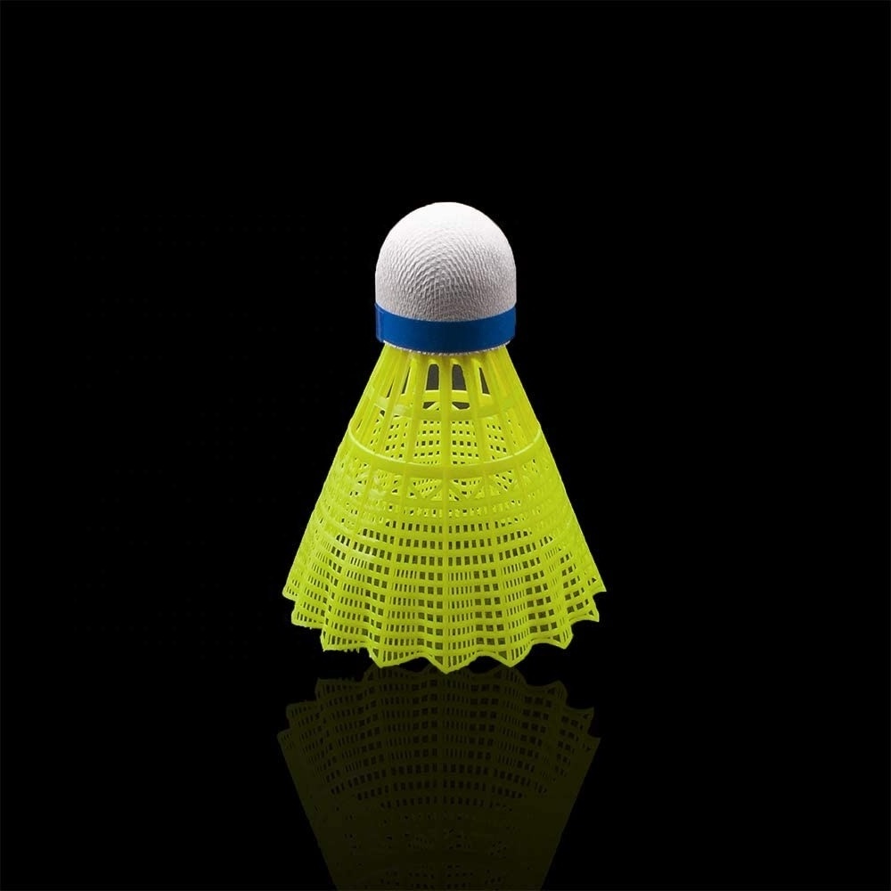 Yellow color Nylon Feather Shuttlecock Badminton Best training Shuttlecock