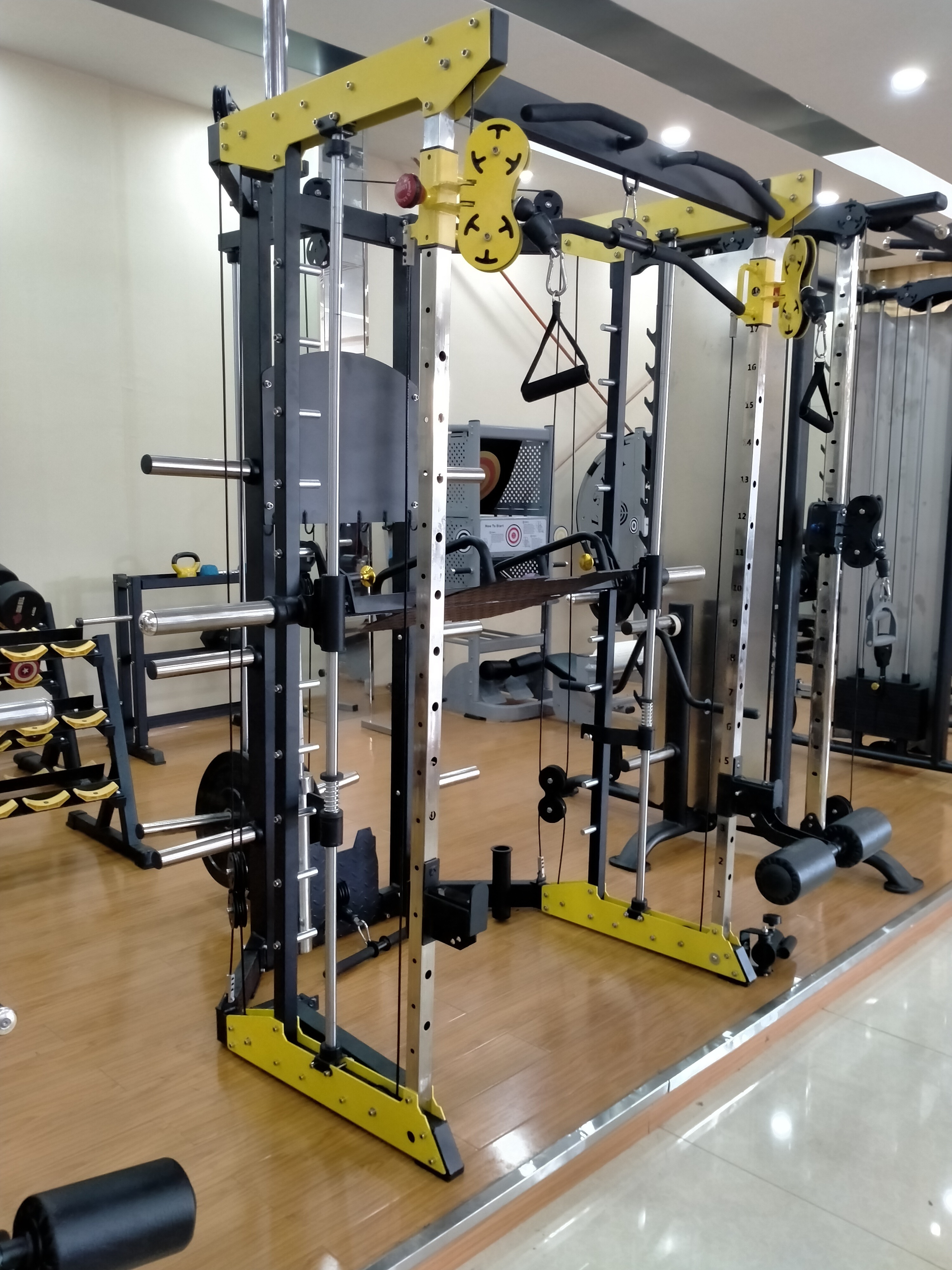 Hot seller home gym Smith machine rack Cable Smith Machine