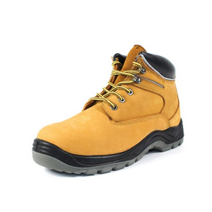 Breathable Mesh Lining and Lightweight Cushioning, Comfortable top sales cow leather work shoes boots for Men