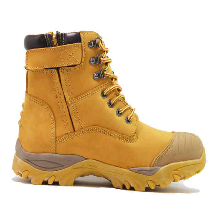 high quality heat resistant abrasion resistance firefighting safety boots for men