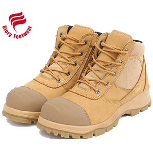 Mens and Women Miner Construction Workshop Work Shoes Boots with Steel Toe