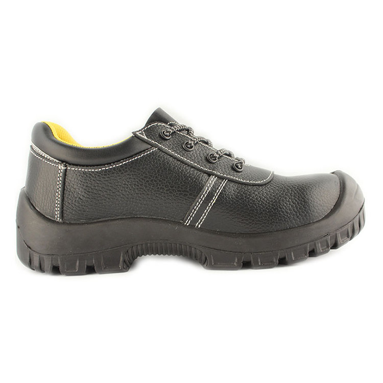 Black cotton yellow mesh work shoes for men protective security construction shoes anti slip anti static shoes