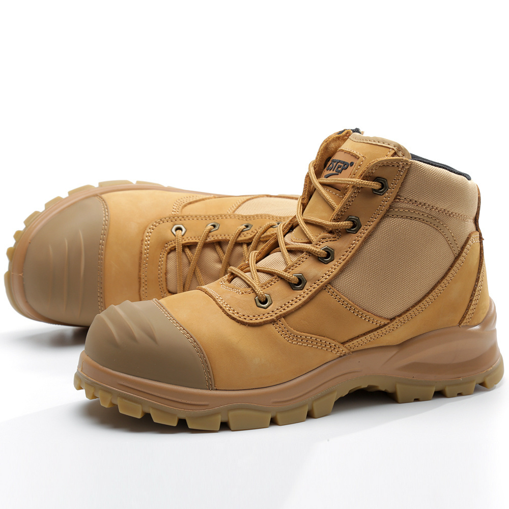 ZSTEP Brand Factory Price Australia AUS/NZ A Grade Nubuck Mining Wholesale Work Shoes Steel Toe Safety Hiking Boots