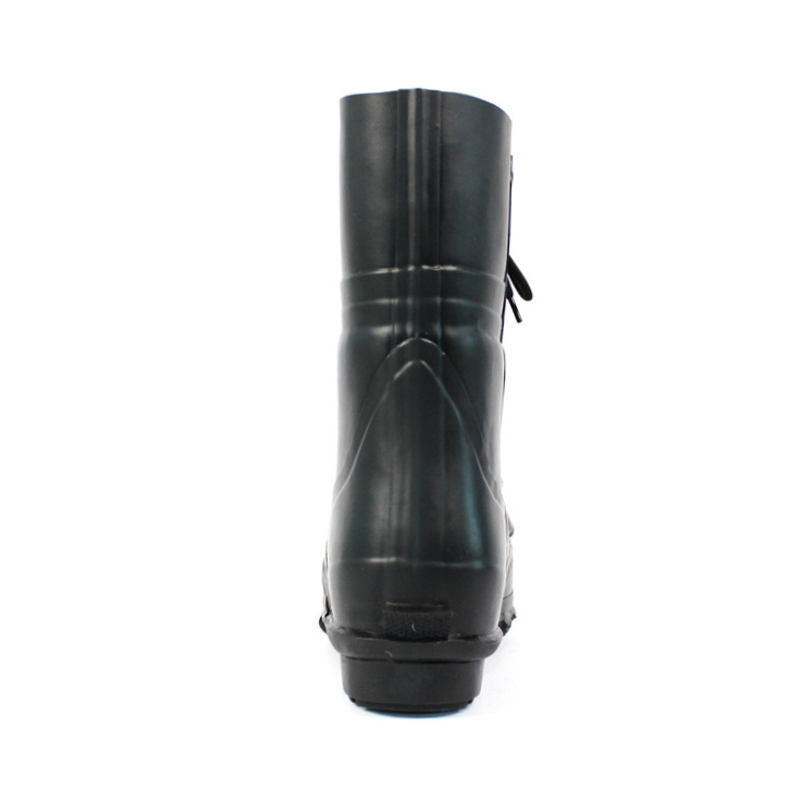 comfortable rubber waterproof non-slip knee high work boots for cold weather