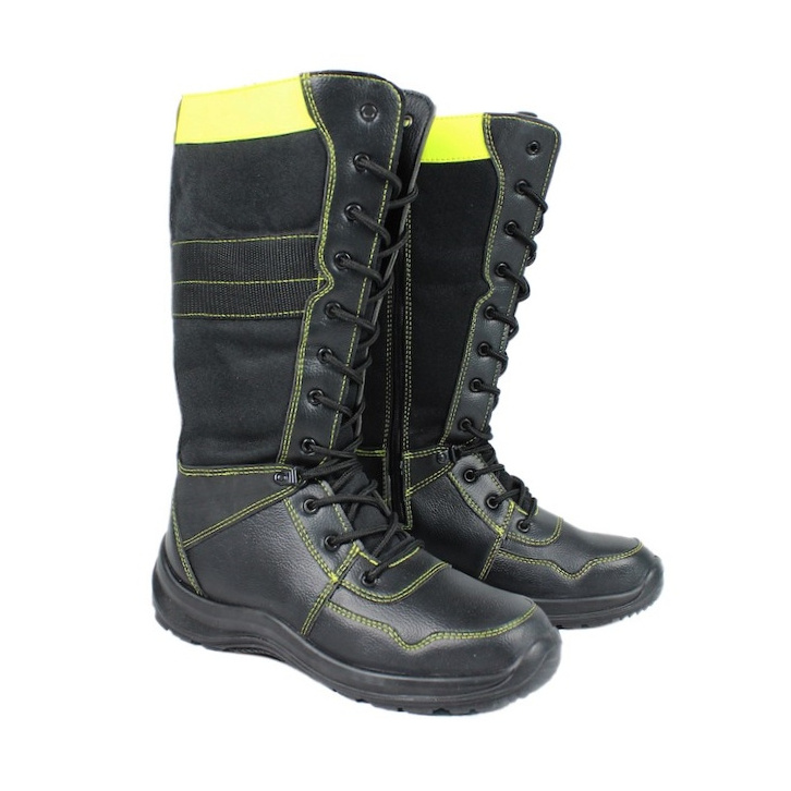 Leather Steel Toe Rain Boots for Men - Tough and Long-Lasting for Outdoor Use