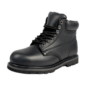 Genuine Cow Leather Goodyear welted Safety Boots Steel Toe Mens Safety Boots