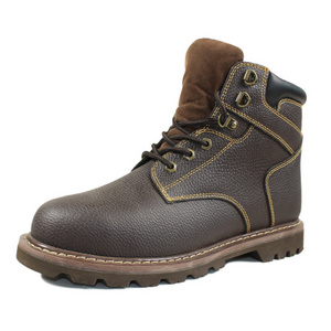 abrasion resistant soft lightweight custom men's luxury safety boots steel toe