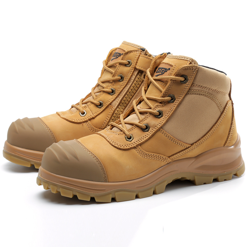 ZSTEP Brand Factory Price Australia AUS/NZ A Grade Nubuck Mining Wholesale Work Shoes Steel Toe Safety Hiking Boots