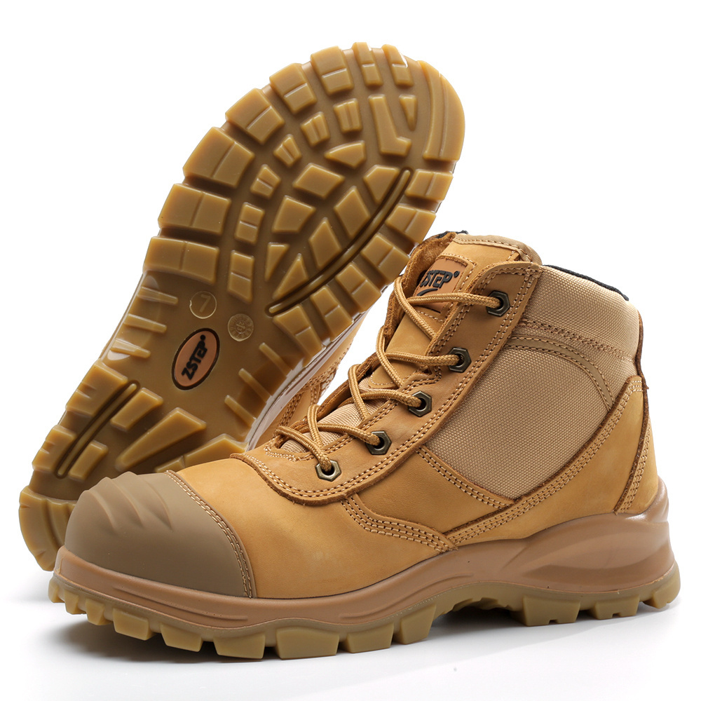 ZSTEP Brand Factory Price Australia AUS/NZ A Grade Nubuck Mining Wholesale Work Shoes Steel Toe Safety Hiking Boots