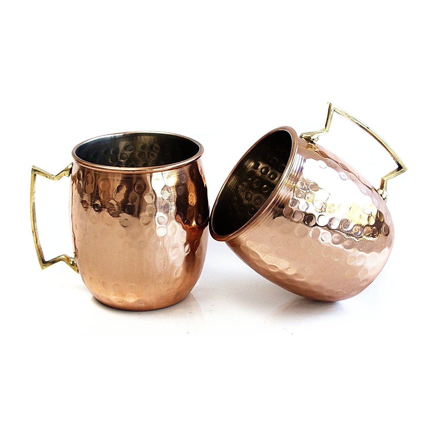 Hot selling Rose Gold Brass Hammered Pure Copper Water Bottle for Drinking Use at Bulk Price