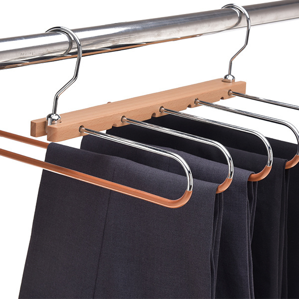 Wholesale Space Saving 5 Layers Magic Pants Hanger for Dress Clothes