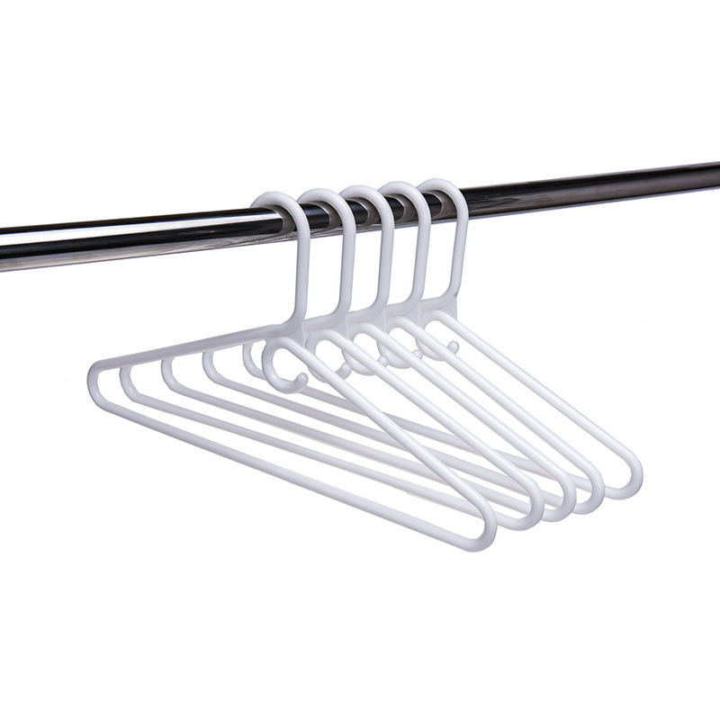 High quality thick clothes plastic cloth suit hanger, hangers for cloths plastic