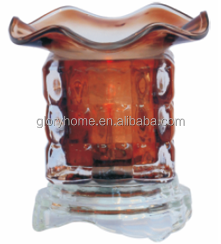 Hot selling Oil Burners Home Fragrance Smoke Decoration Home Smell Smoke  Oil Lamp Glass Aroma Lamp Oil burner