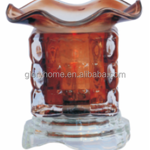 Hot selling Oil Burners Home Fragrance Smoke Decoration Home Smell Smoke  Oil Lamp Glass Aroma Lamp Oil burner