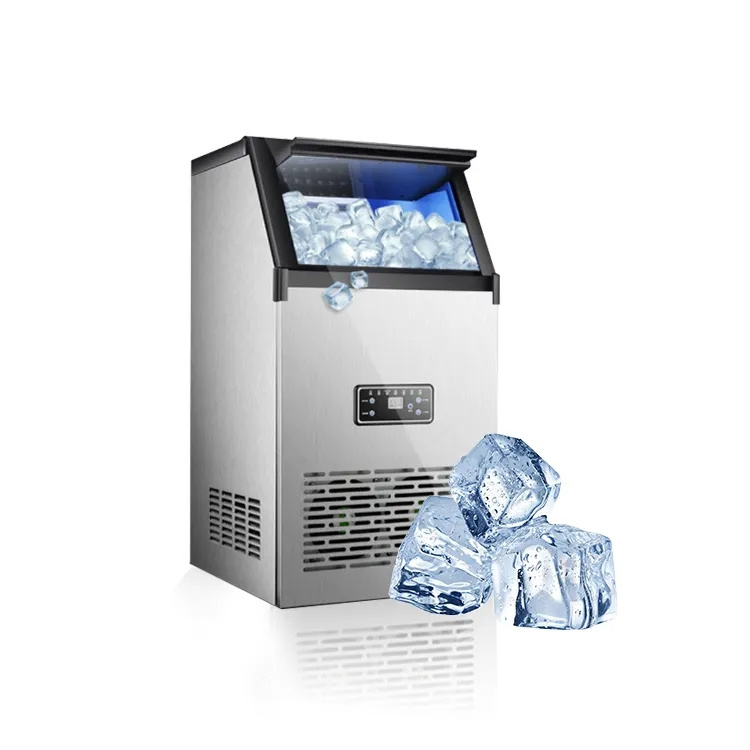 Commercial ice maker  25kg Per Day  Full Automatic Ice Maker Stainless Steel for coffee shop/home