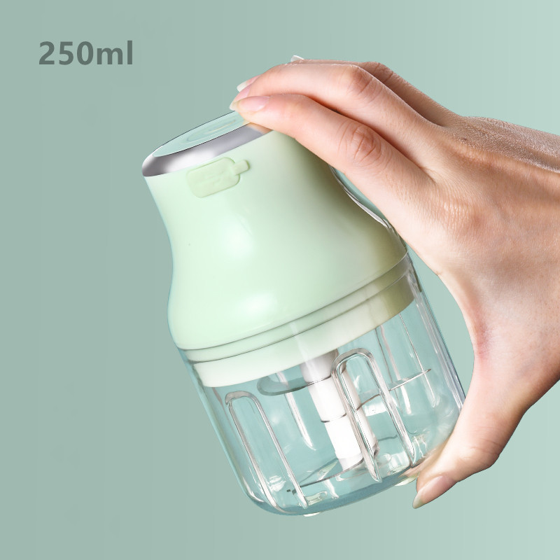 Mincer Mini Rechargeable Multifunctional Food Processor, Mini Portable Kitchen Garlic Chopper, USB Vegetable Grinder