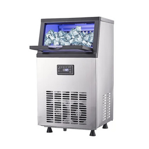 Commercial ice maker  25kg Per Day  Full Automatic Ice Maker Stainless Steel for coffee shop/home