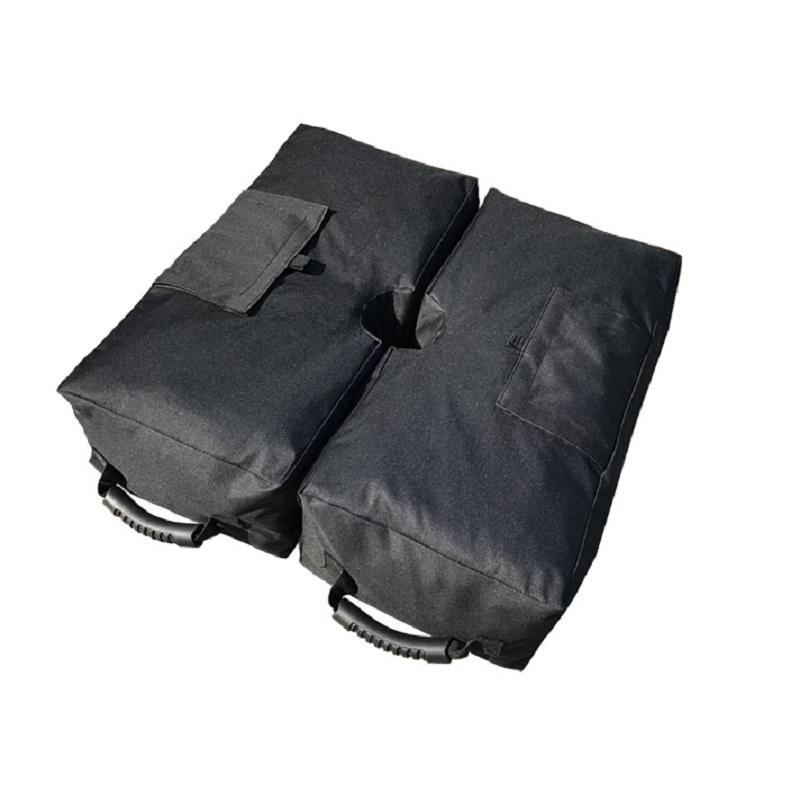 Factory Sale 51x51x15cm Square Detachable  Umbrella Base Stand Weight Bag Outdoor waterproof Sand Bag for Offset Patio Umbrellas