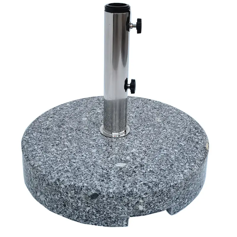 New style Heavy Duty Windproof Shade Sun Round Umbrella Stand Base Outdoor Base Granite Parasol bases