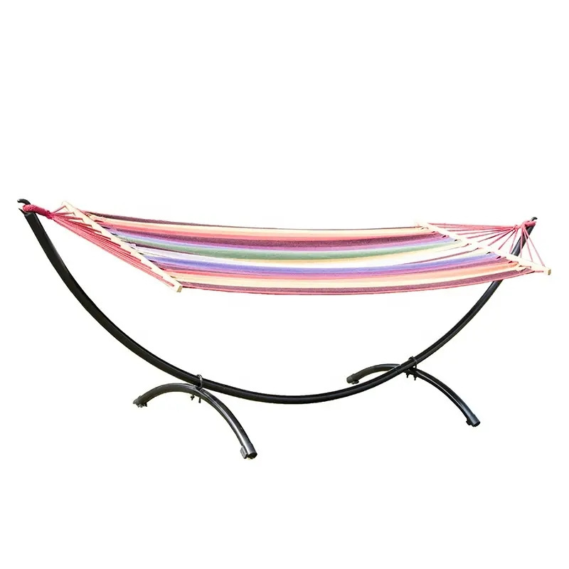 Top Sale 300*90*100CMOutdoor Portable Hammock with Stand Adjustable Heavy Duty Stand Hammock