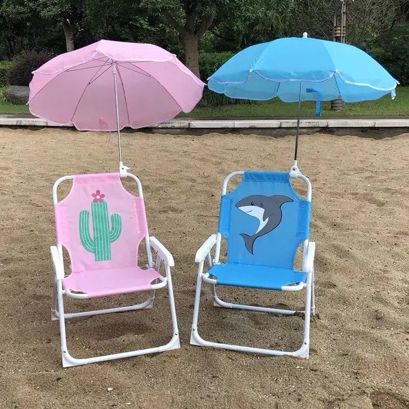 High Quality 37*38*52cm Multifunctional Outdoor Beach Folding Chair Parasol Children Beach Portable Recliner