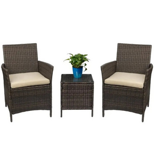 Patio Furniture Sets Clearance PE Rattan Wicker Chairs with Table Outdoor Garden Porch Furniture Sets