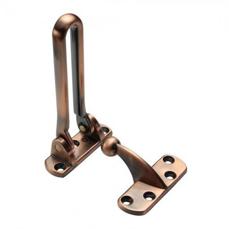 Door Security Safety Guard Lock Locking Latch Alloy Rose Gold