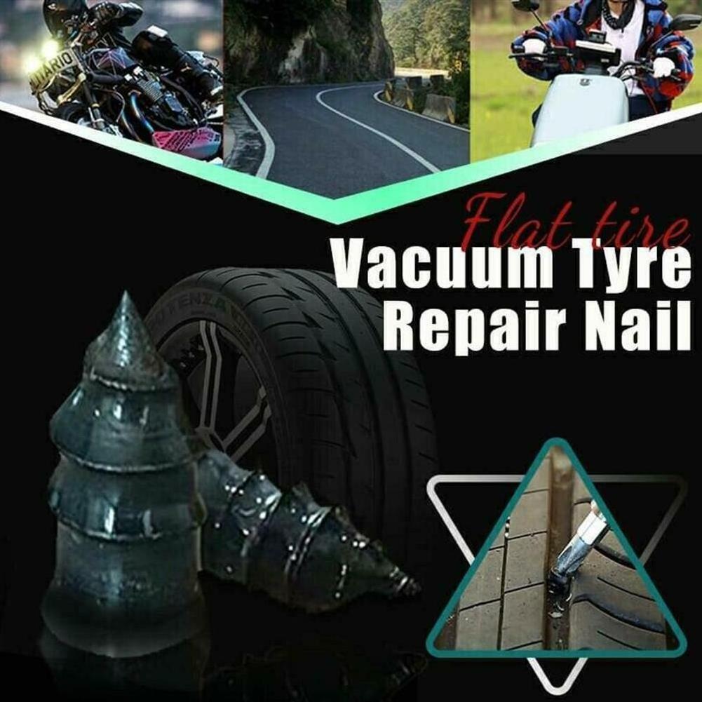 10pcs Vacuum Tyre Repair Nail for Car Motorcycle Electric Bicycle Bike Tubeless Rubber Tire Puncture Repair Nails Tool