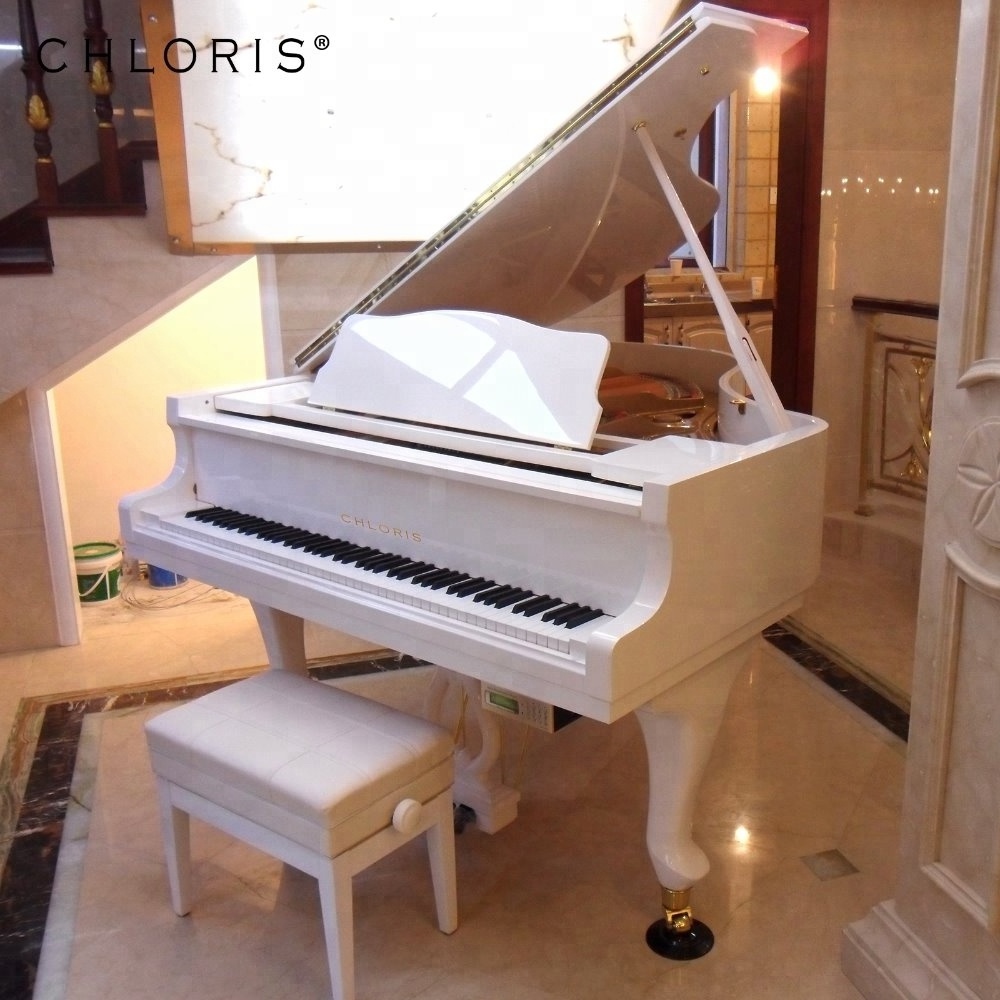 White Grand Piano HG-168W Piano Keyboard for sale price