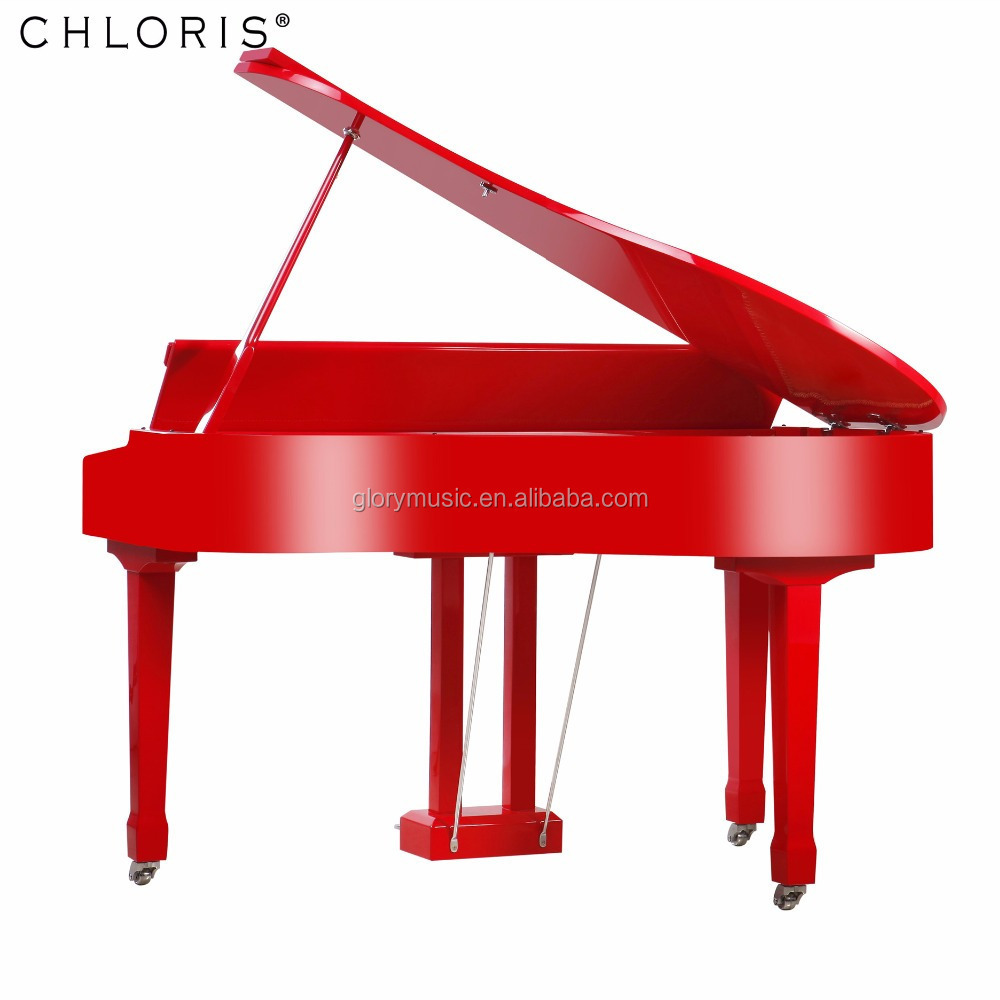 [CHLORIS] 88 Keys Digital Mini Red Grand Piano CDG1000