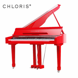 [CHLORIS] 88 Keys Digital Mini Red Grand Piano CDG1000