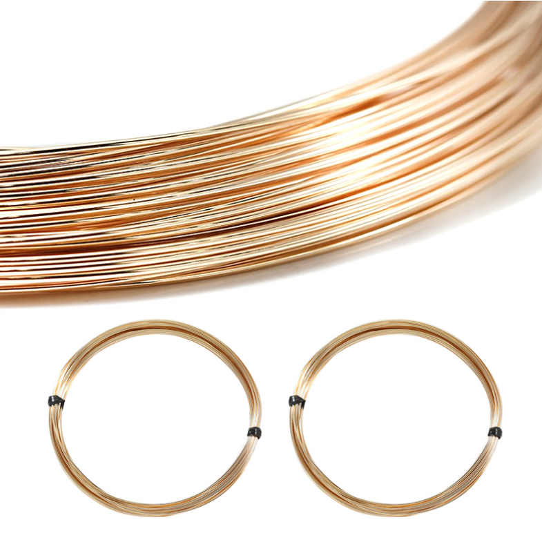 GLORY PACE Jewelry Findings & Components Craft Wire For Jewelry Making 5 Yards Each Gold Filled Wrapping Wire wholesale