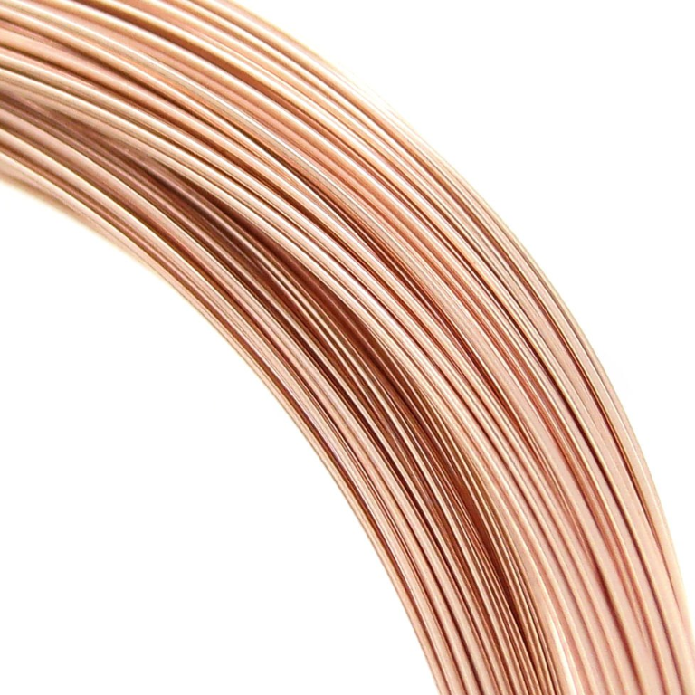 GP Excellent Quality 14/20 Rose Gold Filled Wire 20 Gauge Round Half Hard Jewelry Craft Wire