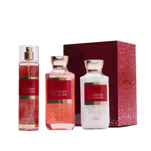 Cassillia Wholesale Brand Collection Female Body Mist Perfume Fragrance Manufacture factory shower gel body lotion set