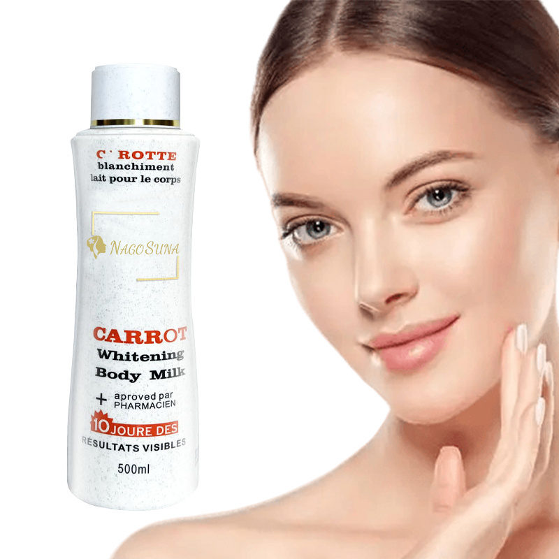 OEM body lotion for dubai whitening vitamin c organic body lotion carrot skin lightening body lotion wholesale