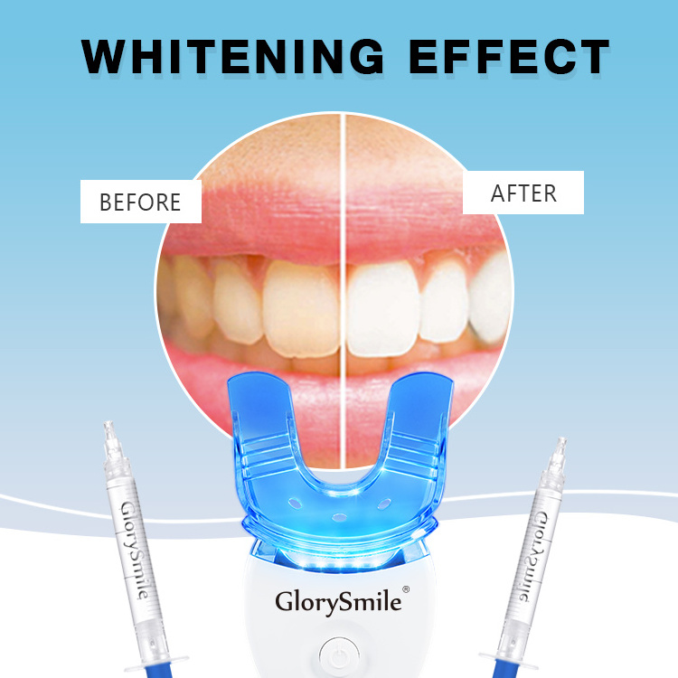 Customized Whiteness Dental Advanced Mini 5 Led Cold Blue Light Teeth Whitening Kit Private Logo