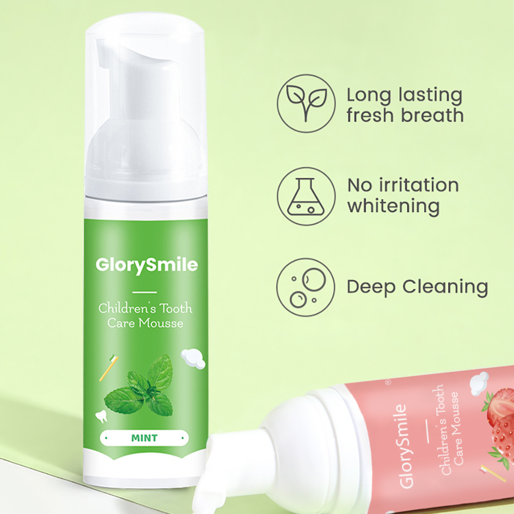 Best Selling 100% Natural Foam Whitening Toothpaste Fluoride Free Children Travel Toothpaste