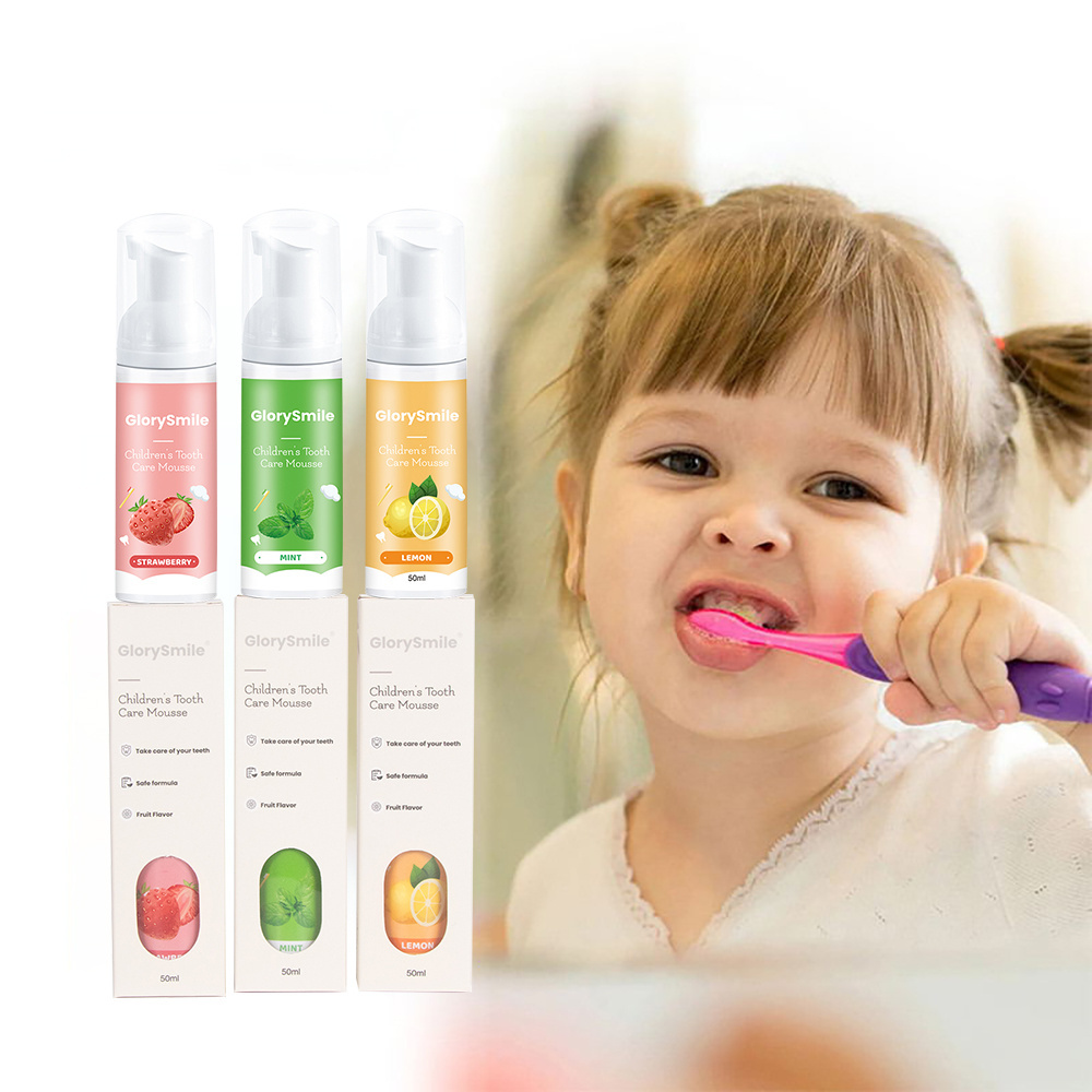 Best Selling 100% Natural Foam Whitening Toothpaste Fluoride Free Children Travel Toothpaste