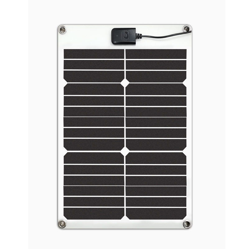 Glory Solar Outdoor solar charger 15w flexible solar panel maintainer for car boat small solar charging kits