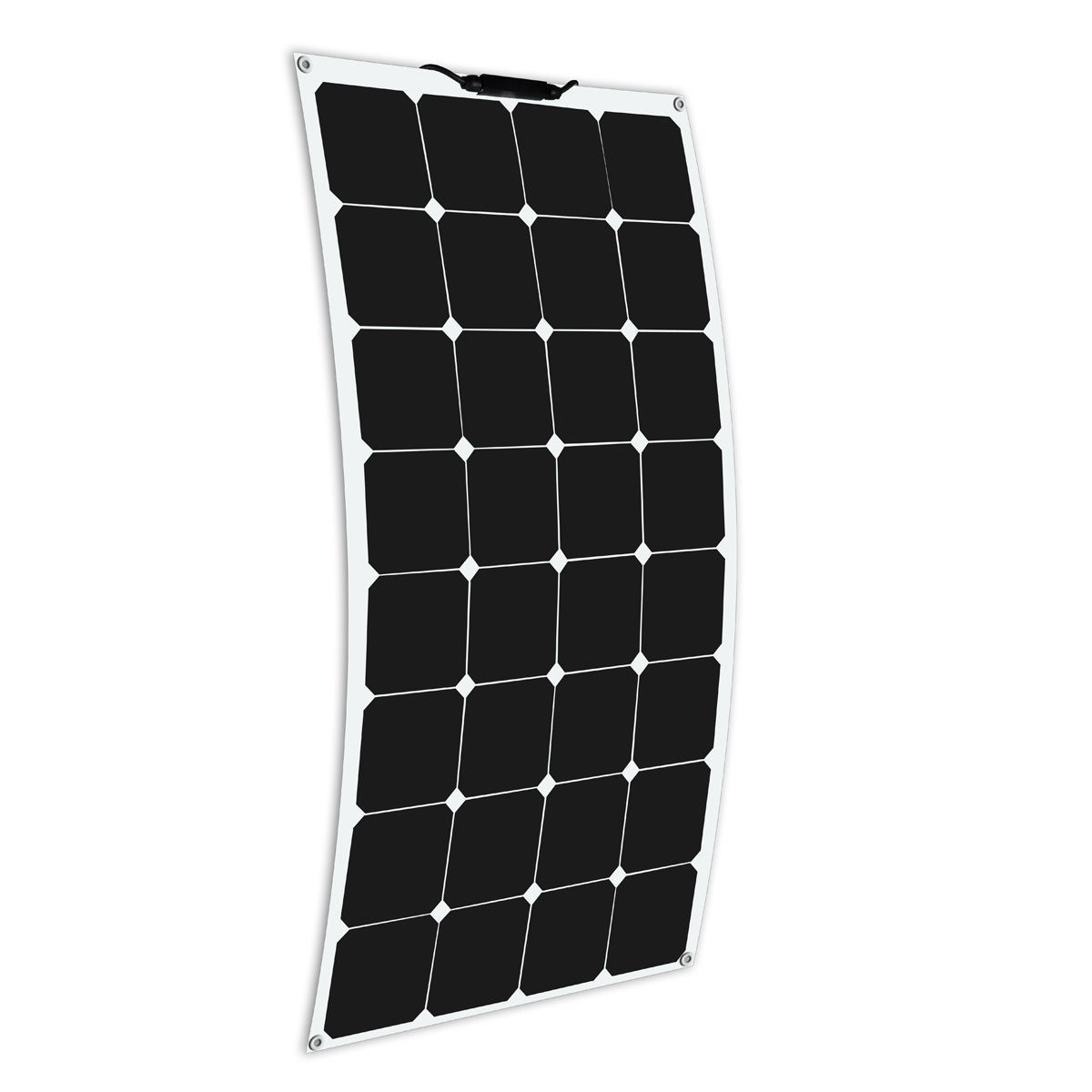 Glory Solar Portable100W Semi Flexible Solar Panel Kit for RV Boats Trailer Cain Tent Car Uneven Surfaces Roofs