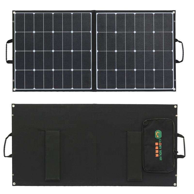 OEM 100W ETFE folding solar panel charger for power generator station JACKERY ROCKPAL SUAOKI 12V domestiv appliance