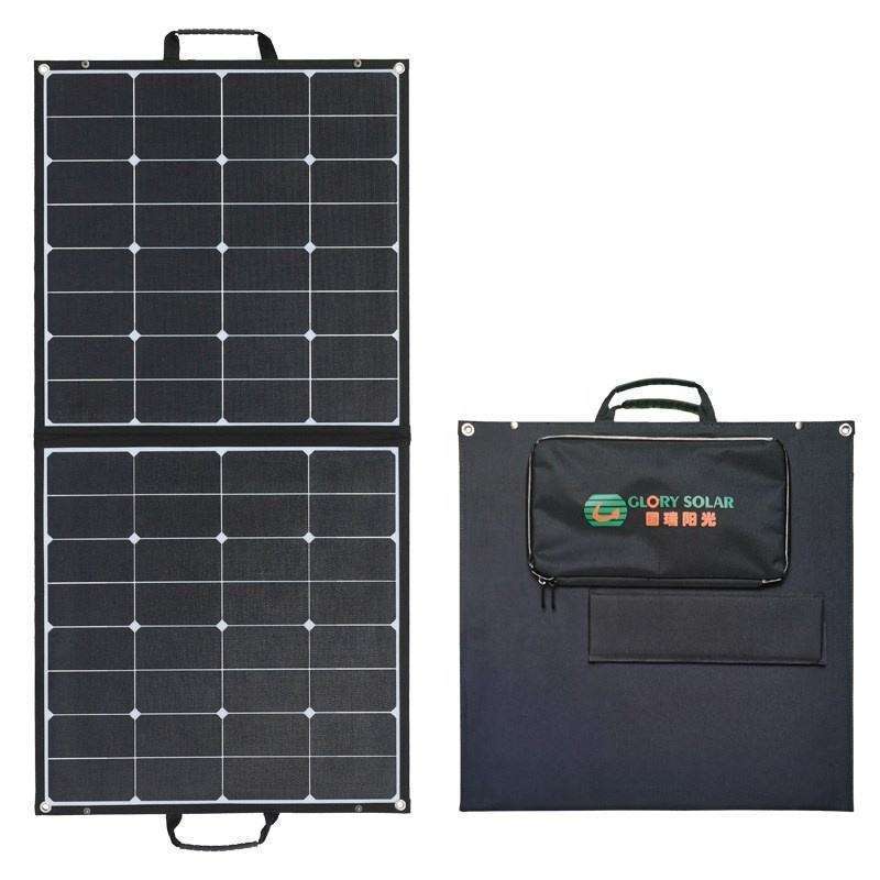 OEM 100W ETFE folding solar panel charger for power generator station JACKERY ROCKPAL SUAOKI 12V domestiv appliance