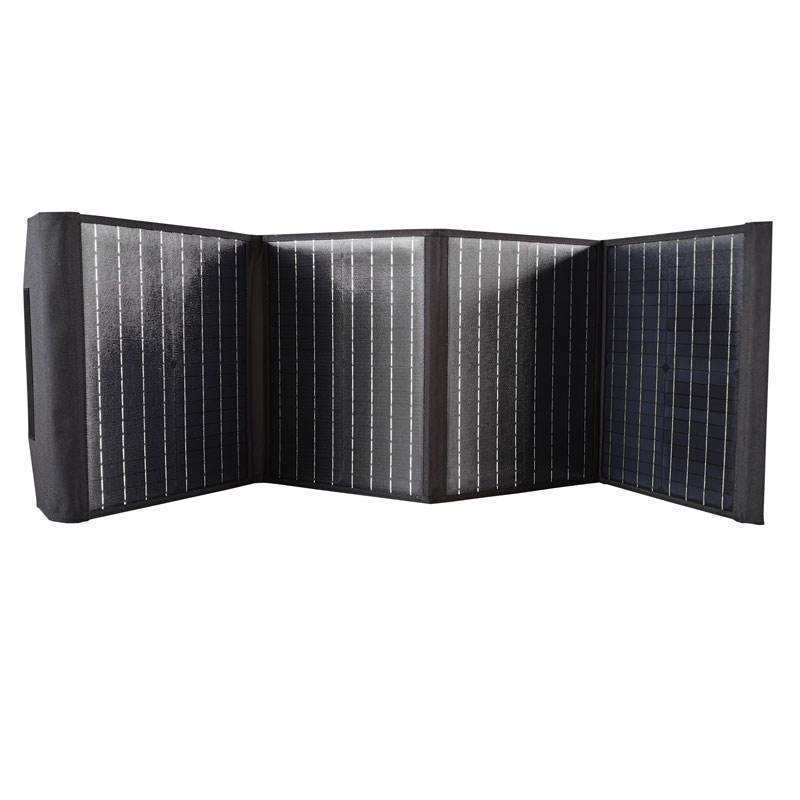 Glory Solar 100W 4folds solar mono foldable panel for Rockpals and Jackery