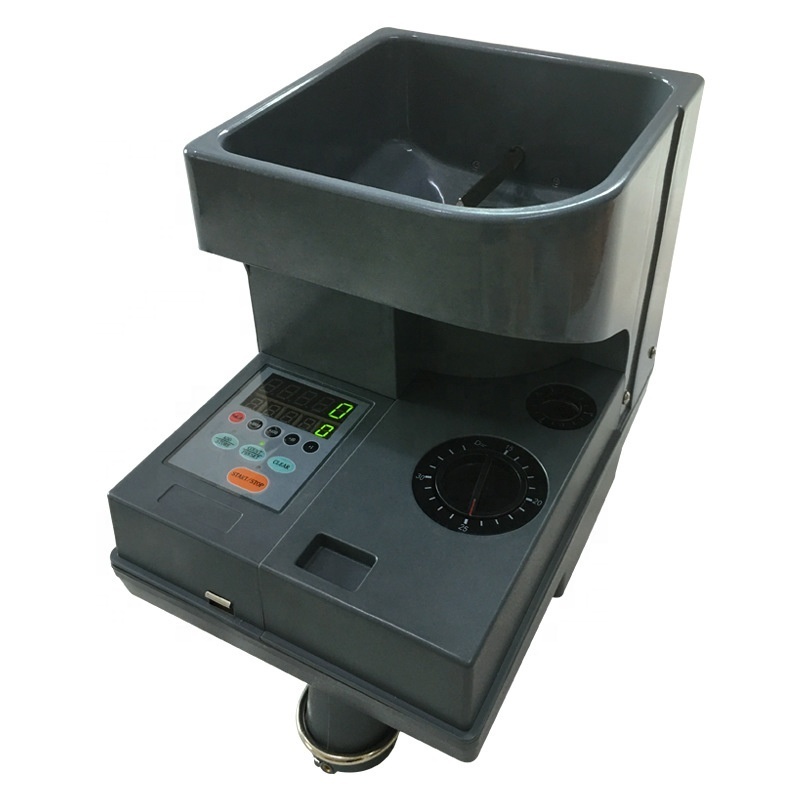 Worldwide Hot Sale Coin Sorter Counter Machine 1300 Coins/Min Multi-currency Coin Precise Digital Sorting CS-300