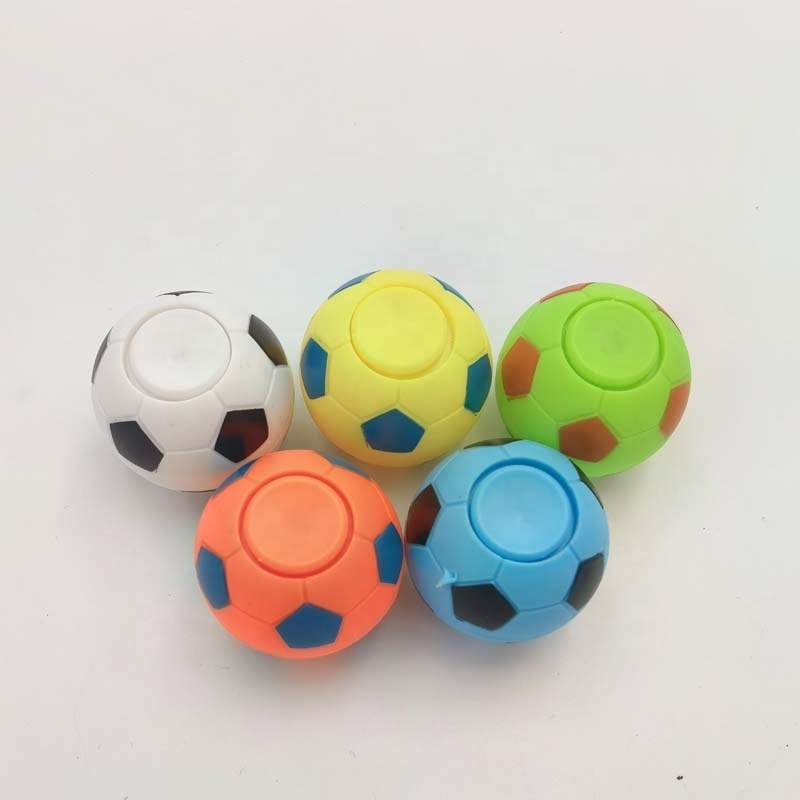 Hot Sales Mini Finger Football Hand Spinner Stress Ball Spinning Football Spin Football Kid Fidget Spinner Ball