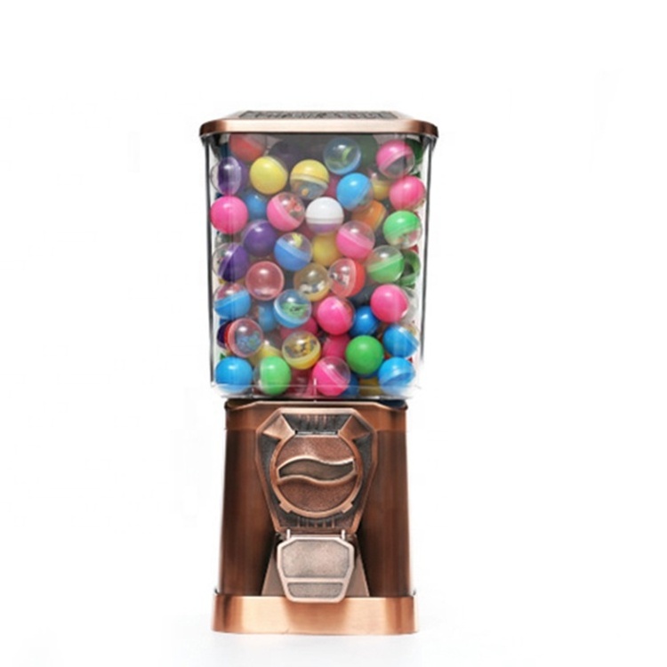 Single Head Bulk Candy Vending Machines Gumball Vending Dispenser