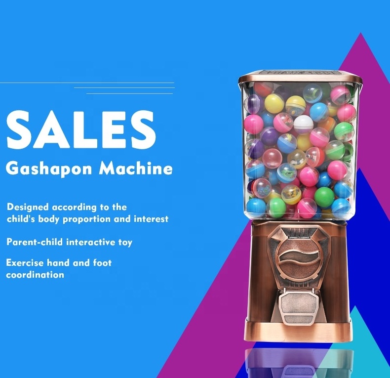 Single Head Bulk Candy Vending Machines Gumball Vending Dispenser