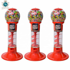 Spiral Gumball Candy Toy Bouncy Ball Capsule Vending Machine Mechanical coin operated machine