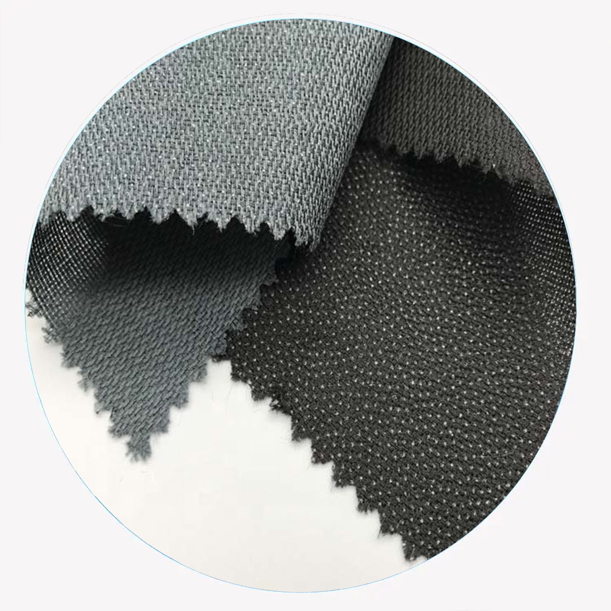 90g PES glue factory 100% polyester fusible woven interlining