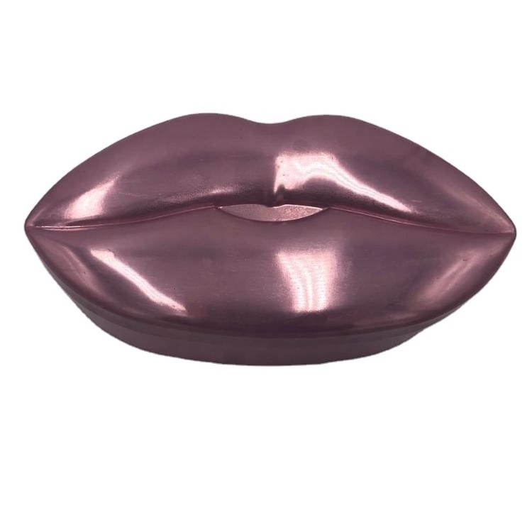 special lip shape metal tin box, packaging gift box